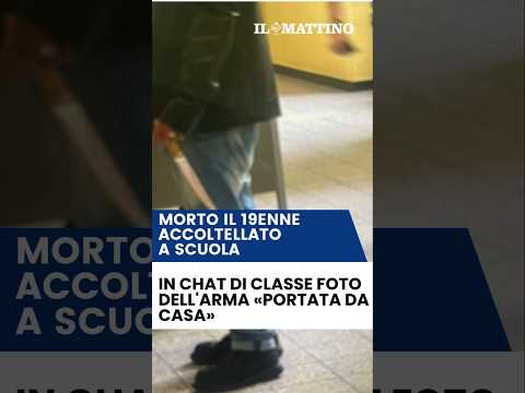 Video La Spezia, morto il 19enne accoltellato a scuola: in chat di classe la foto dell'arma