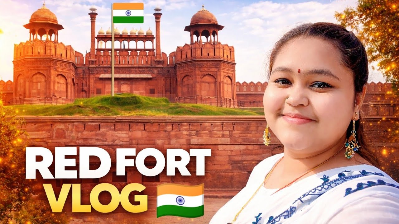 Red Fort First Time Visit 😍 | Lal Qila Vlog Delhi ✨ | Shivani Vlogs 