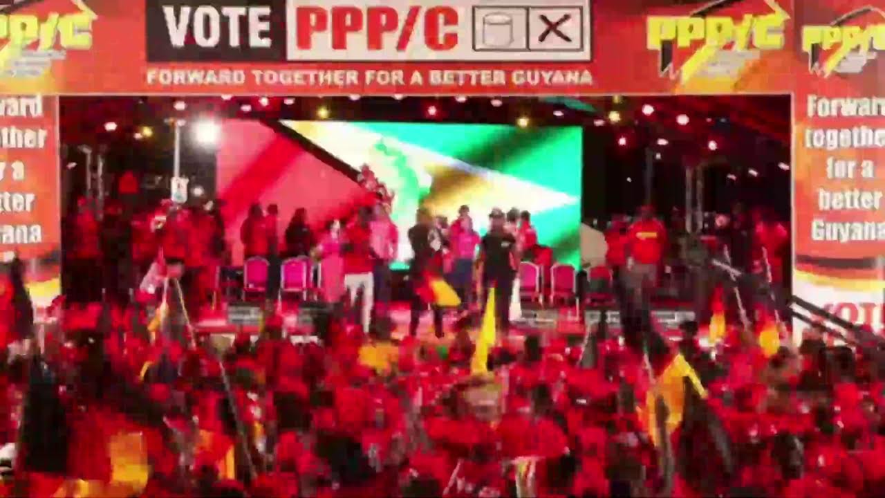 People’s Progressive Party/Civic’s 2025 Elections Rally at Lusignan Market Tarmac.