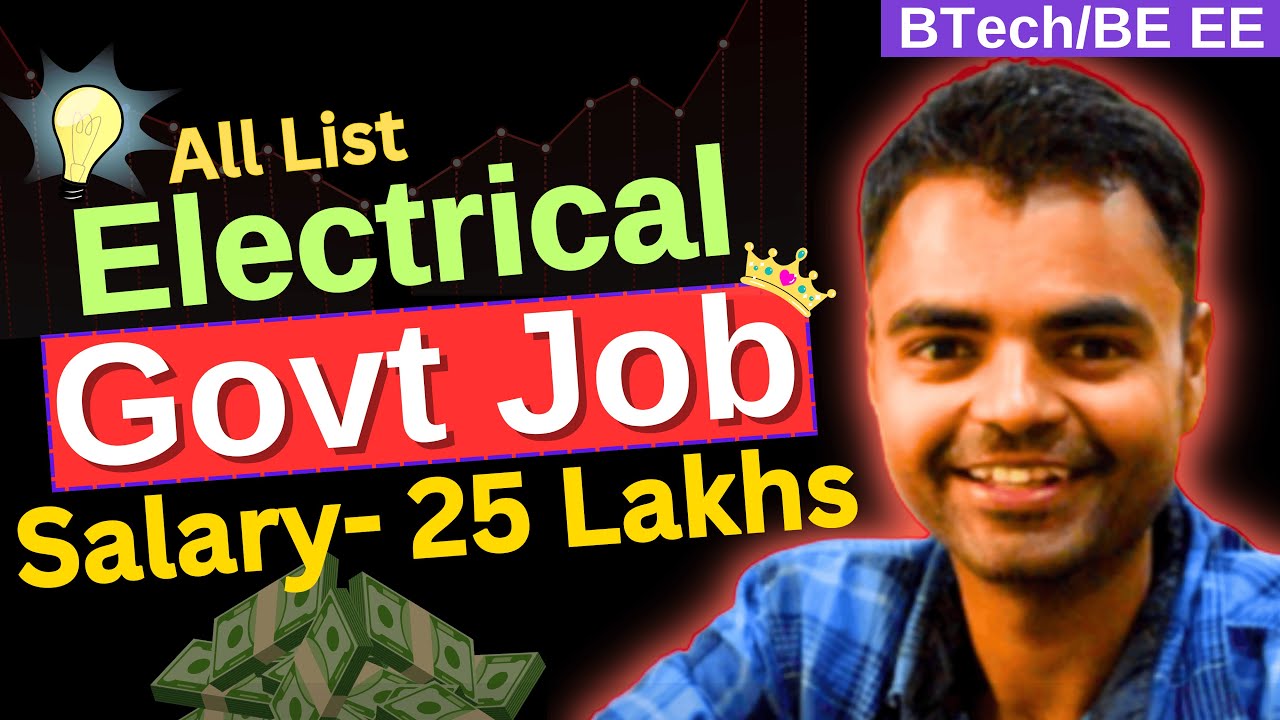 BTech Electrical Govt Jobs, High Paying Govt Jobs After Electrical Engineering in India 