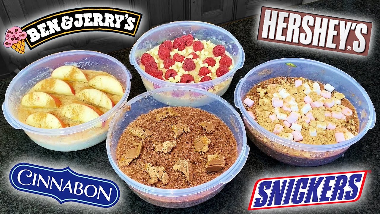 4 рецепта низкокалорийной *протеиновой овсянки* для сжигания жира и набора мышечной массы (СЕКРЕТ...