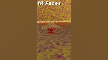 Cloth Simulation 1 to 256K Faces Blender #satisfying #clothing #simulation #blender #clothsimulation