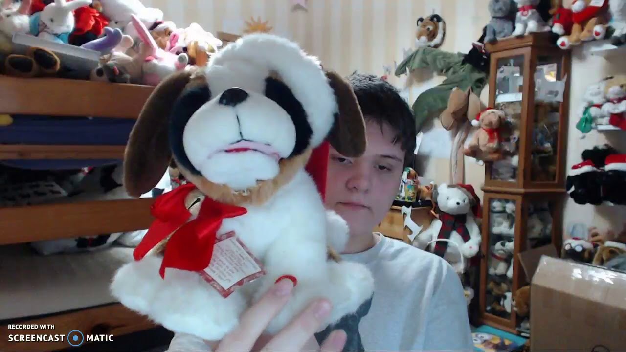 ganz barking st benard sings jingle bells YouTube