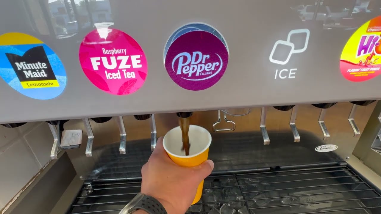 Awesome Soda Drink Refills POV ASMR Getting Drinks Coke Pepsi Dr Pepper Mountain Dew Sprite Starry