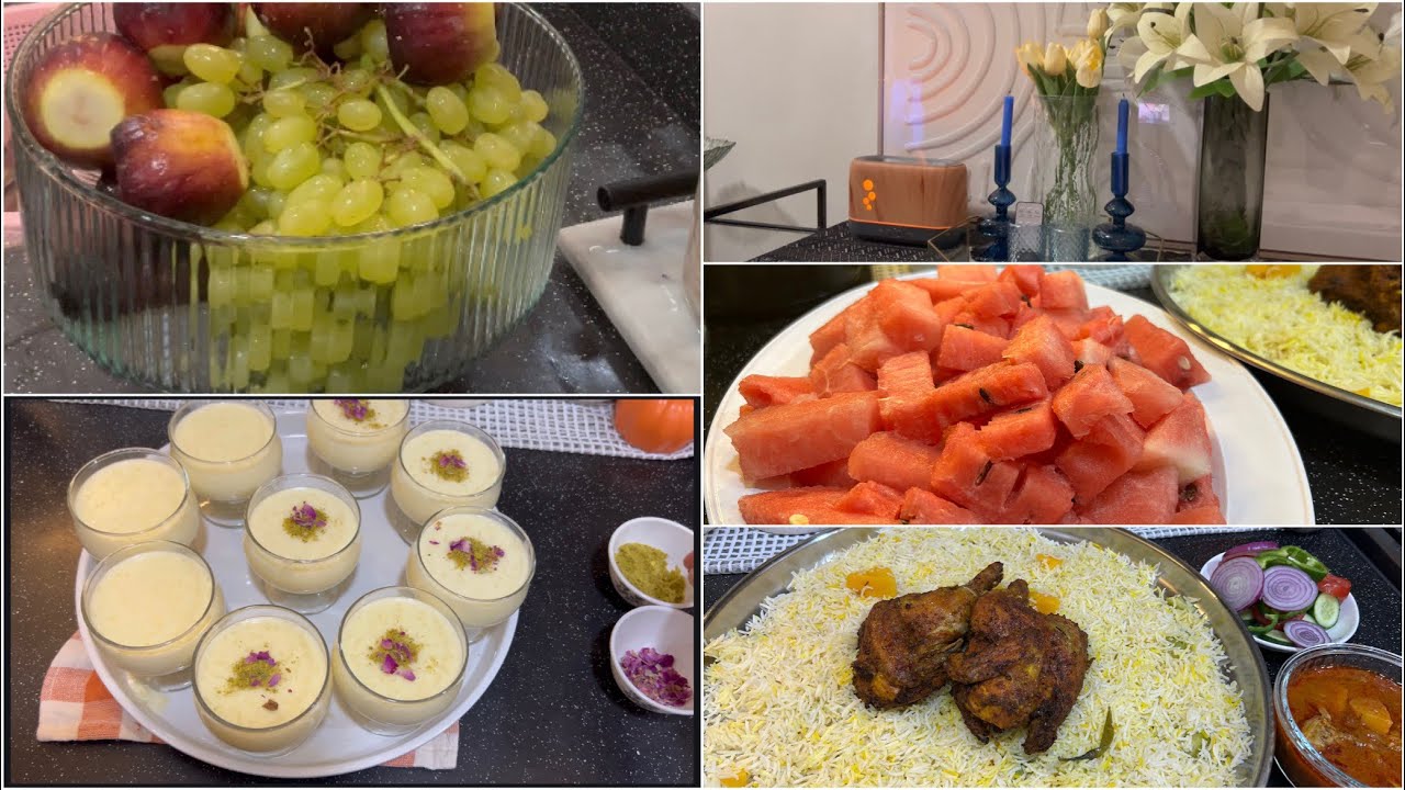 روتين بعد استعادة الطاقه🏡شويت دجاج بالقلايه🍗واحلا رز بحليب🥛🥣