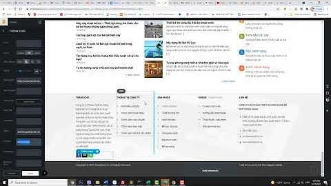 Hướng dẫn thay đổi nội dung chân trang web