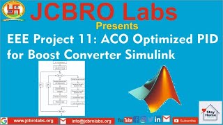 EEE Project 11: ACO Optimized PID for Boost Converter Simulink