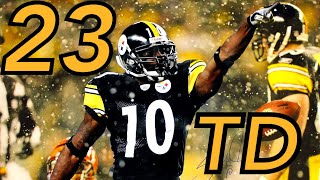 Celebrity EVERY Santonio Holmes Receiving TOUCHDOWN as a Steeler (23 TD) Wealth