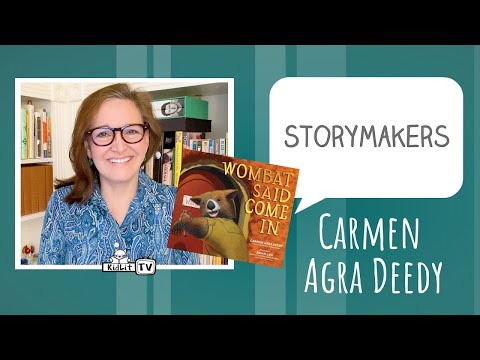 StoryMakers with Carmen Agra Deedy WOMBAT SAID COME IN