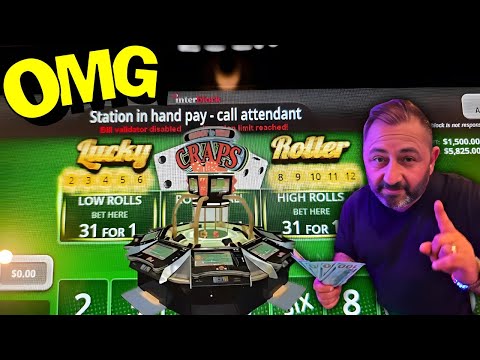 😱💥 OMG! MY BIGGEST BUBBLE CRAPS JACKPOT! MACHINE WAS INSANE in VEGAS 🎲🔥💰