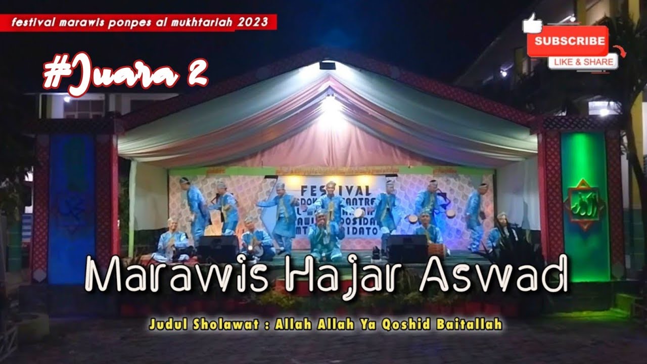 MARAWIS HAJAR ASWAD || FESTIVAL MARAWIS PONPES AL MUKHTARIAH 2023 ( Allah Ya Qoshid Baitallah )