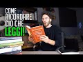 5 TECNICHE PER RICORDARE QUELLO CHE LEGGI! 📚📖