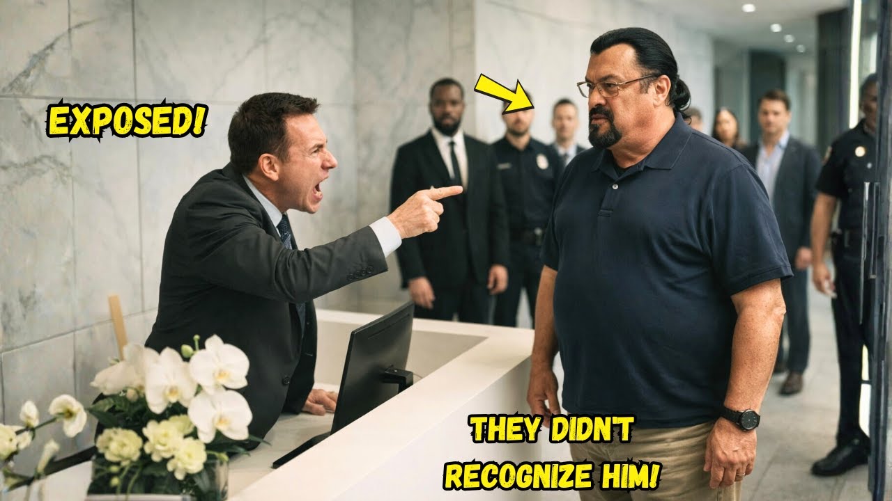 STEVE SEAGAL WALKED INTO HIS OWN COMPANY — EMPLOYEES TOLD HIM TO LEAVE.