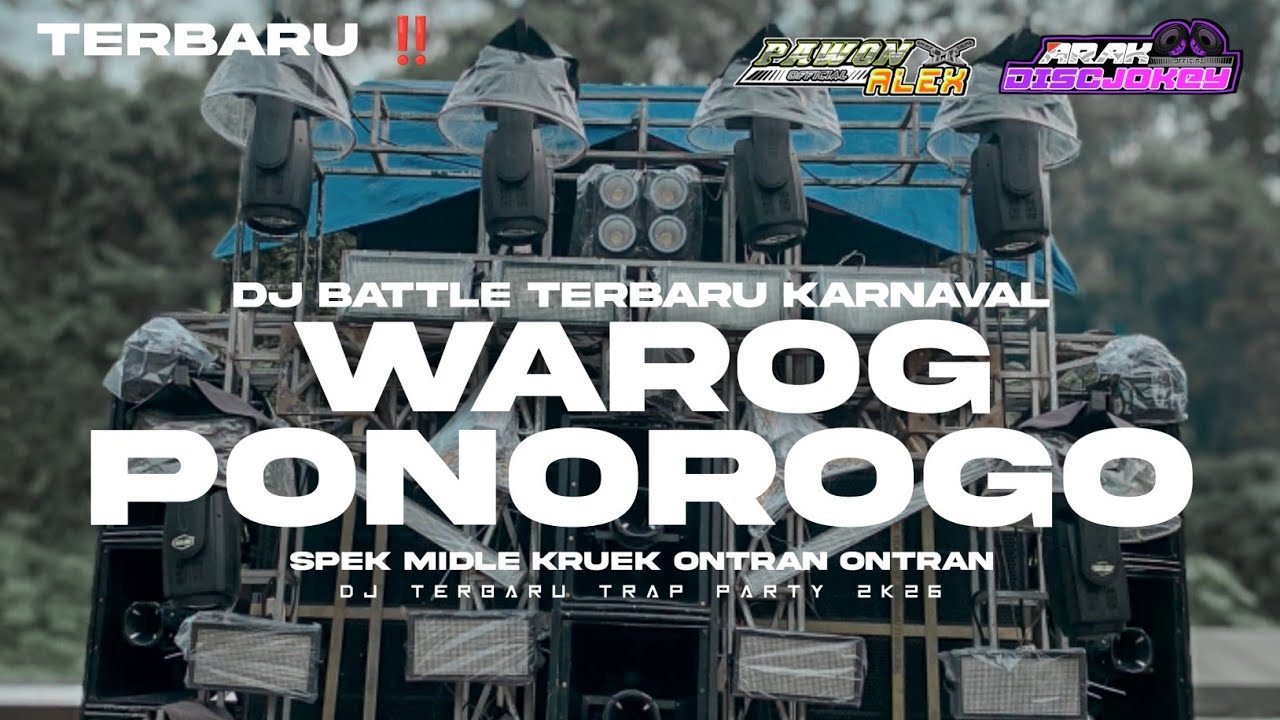 DJ WAROG PONOROGO SPEK MIDEL KRUEK ONTRAN ONTRAN KARNAVAL || STYLE TRAP PARTY NROTOK VIRAL TIKTOK