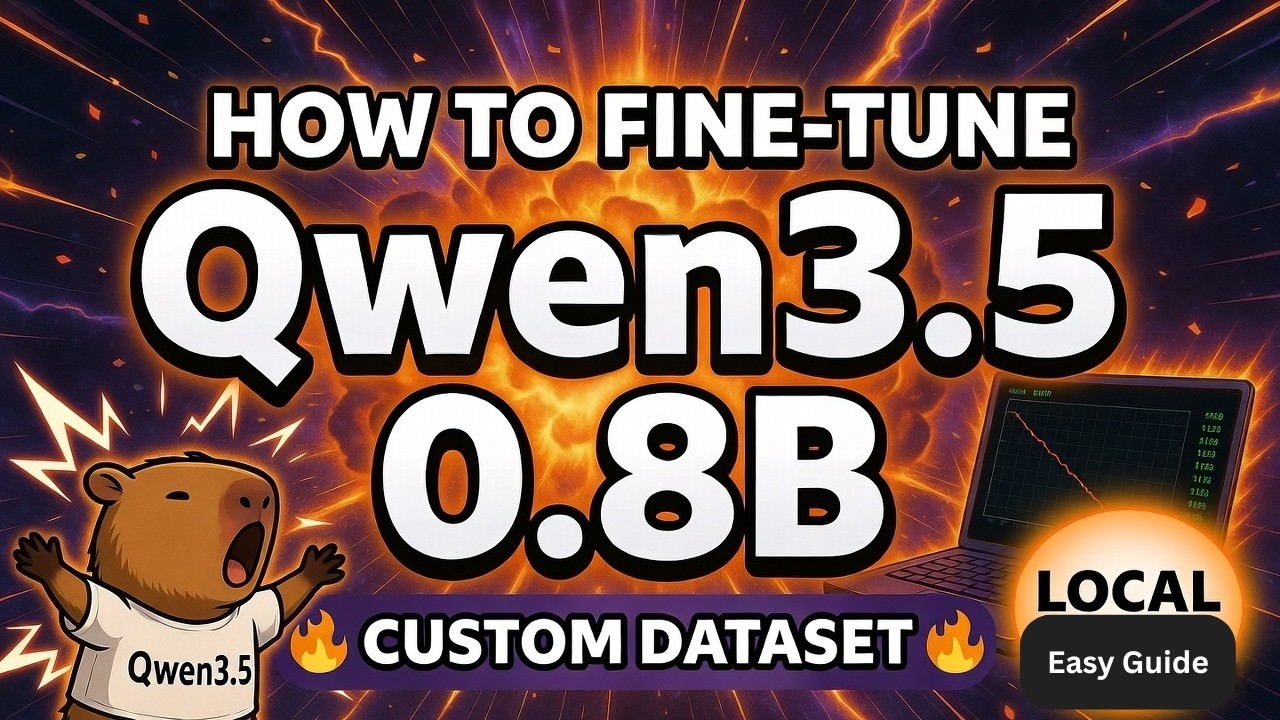 Fine-Tune Qwen3.5 0.8B Locally On Your Own Dataset - Full Easy Guide