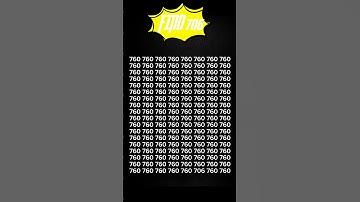 Challenge yourself to FIND 706 in 5sec #pickyourbrain