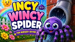 Incy Wincy Spider 🕷️ | Fun Nursery Rhyme for Kids | MystiVerse Kids