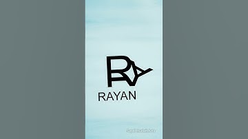Rayan name create to brand 😱🔥|| name making to brand logo ❤| #viral #trending #shorts #logodesign
