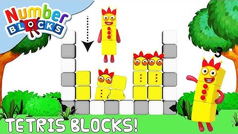 NUMBERBLOCKS Softbody Tetris: Only Block Three! (SATISFYING)