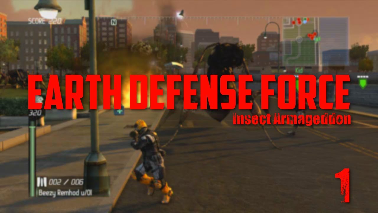 Earth Defense Force (EDF) Insect Armageddon Invasion Alert YouTube