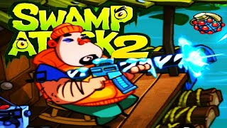 SWAMP ATTACK 2 #6 НОВЫЕ МИССИИ ГЕРОЙ ФРОСТИ игра на телефон для детей  Свамп Атак 2 | Swamp Attack 2