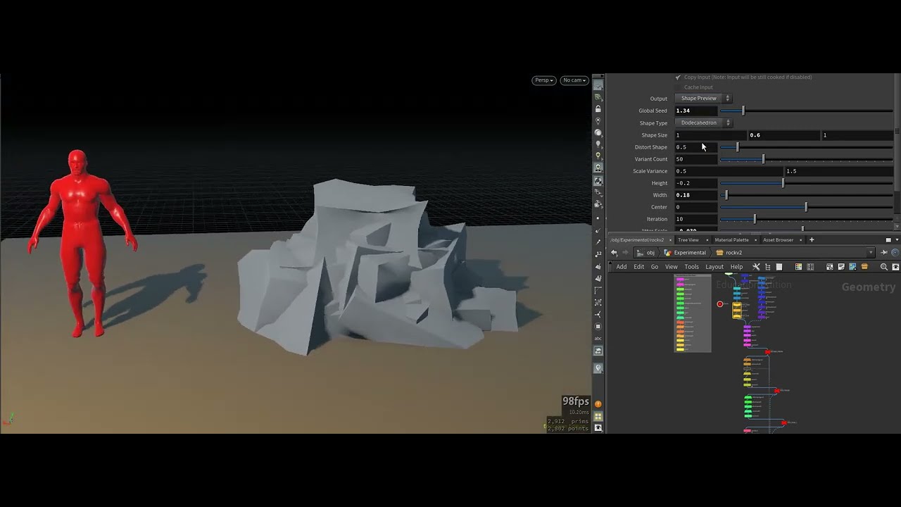 Houdini Rocks Generating rocks with Houdini - YouTube