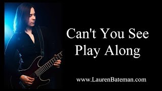 Video thumbnail of "Can't You See Play Along Guitar Lesson"