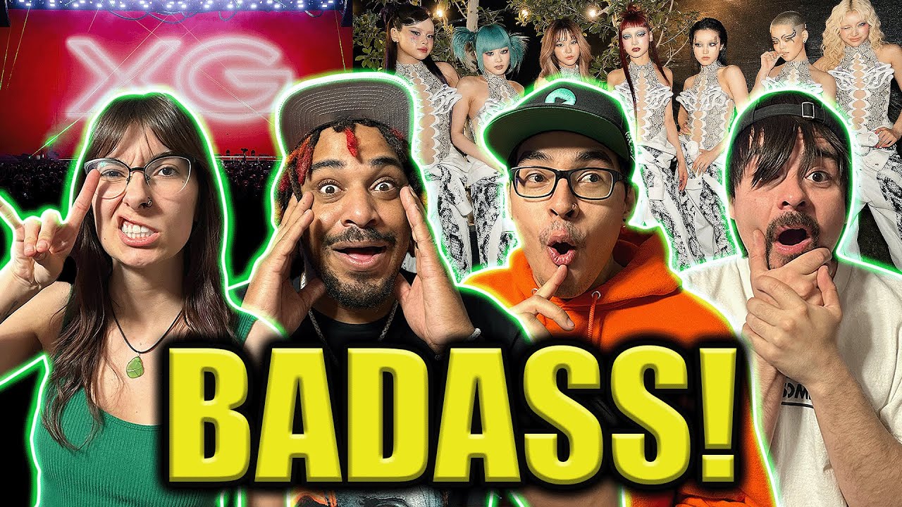 American Rappers, DJ & Streamers FIRST TIME REACTION to XG 'WOKE UP' (LIVE Coachella)