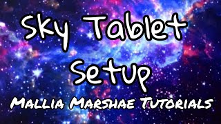 Sky Device Elite Octa Tablet | SETUP | MALLIA MARSHAE TUTORIALS screenshot 5