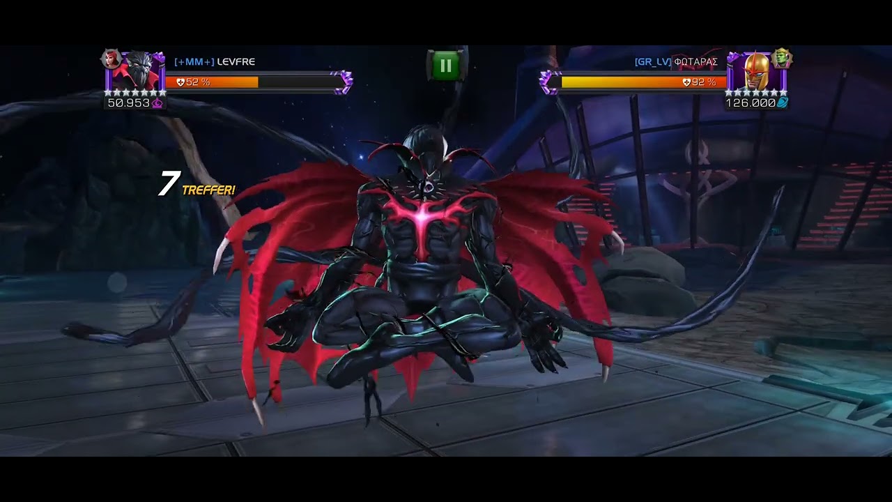 Mcoc AW Season 64 (Off-Season) Symbiont Supreme vs. Node 39 Nova