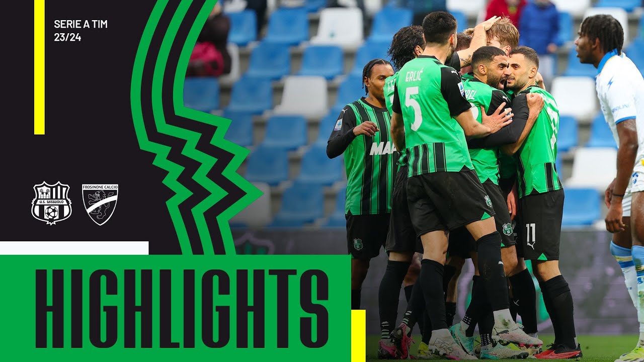 SASSUOLO-FROSINONE 1-0 | HIGHLIGHTS | Thorstvedt secures massive win for Sassuolo | Serie A 2023/24