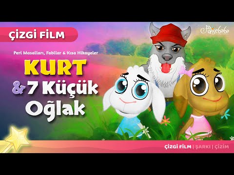 5 Masal Bir Arada Kesintisiz: Kurt ve Yedi Küçük Oğlak - Küçük Kırmızı Tavuk - Çirkin Ördek Yavrusu