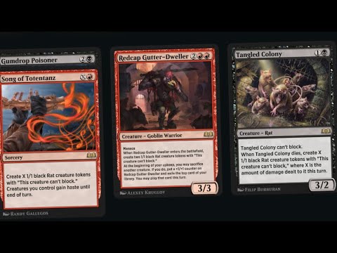  Magic The Gathering – drafting red/black rats in Wilds of Eldraine  - rats 