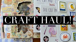 Kmart journaling craft supplies haul.