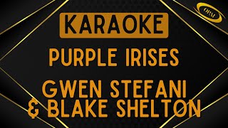 Gwen Stefani & Blake Shelton - Purple Irises [Karaoke]
