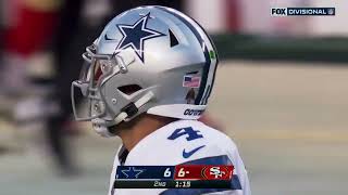 INTERCEPTION | Dak Prescott throws ANOTHER INT before the half