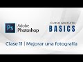 Curso básico de Photoshop - Clase 11  Ajustes Niveles, Curvas, Exposición, Brillo y Contraste