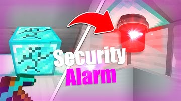 Minecraft: Security Alarm | Build Tutorial #1