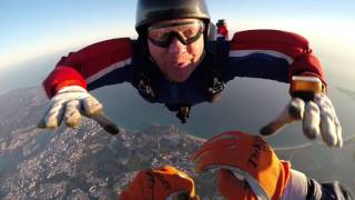 Sean skydiving in the Algarve