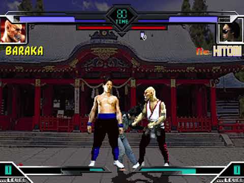 Knuckle Fighter Alpha - Baraka Vs. Re.Hitomi
