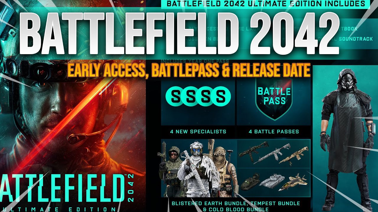 EARLY ACCESS Editions! Battlefield 2042 Battle Pass & Release Date