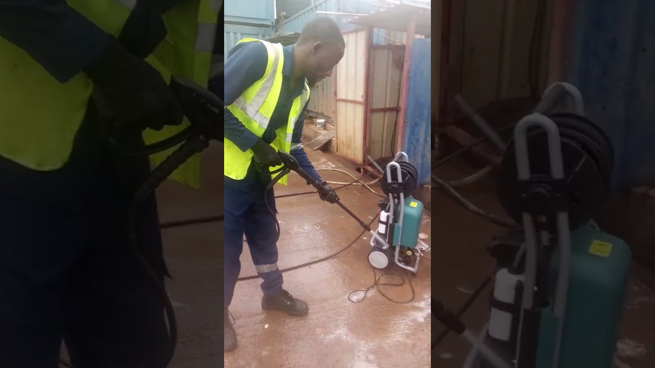Testing makita HW151 after failing to splash water on high pressure, cleaning valves.