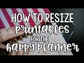 How to Resize Printables for the Happy Planner - Classic Size