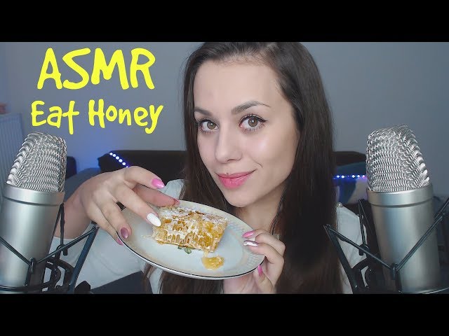 ASMR EAT HONEYCOMB (Extremely STICKY Satisfying EATING SOUNDS) NO TALKING 🍯