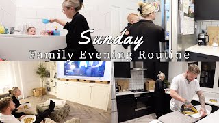 FAMILY SUNDAY EVENING ROUTINE | COSY KIDS BEDTIME & NEW 2023 HABITS | ellie polly