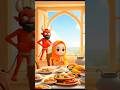 Eating Manners for Kids 🍽️ | Islamic Kids Cartoon | Food Dua | #islamic #cartoon #shorts