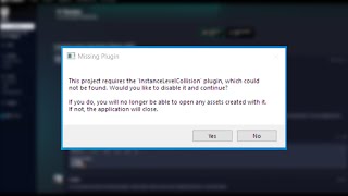 Launch error Ancient Game UE5 | The Project Requires the "InstanceLevelCollision" plugin FIXED