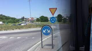 SL buss 626 Danderyds sjukhus till Linanäs (del 1 av 3)