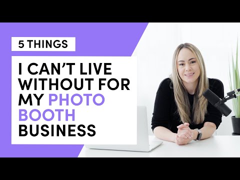 5 Things I Can't Live Without For My Photo Booth Business | Photo Booth Business