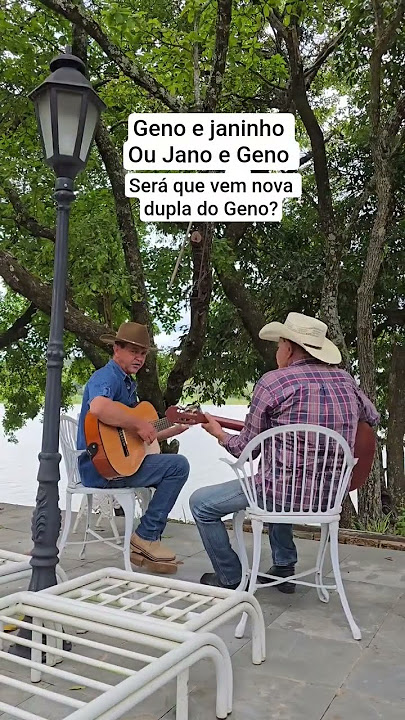 Geno e janinho Será que vem nova dupla do Geno #sertanejo #ginoegeno